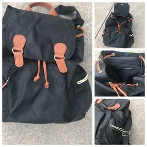 American Eagle - black Backpack - Black and Tan
